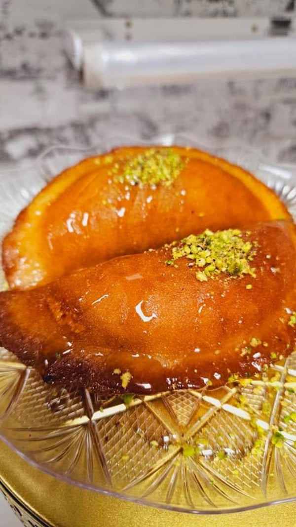 Qatayef kashta kräm/valnötter